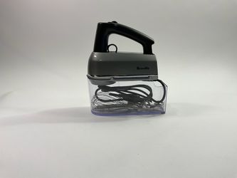 Breville The Handy Mix Scraper Hand Mixer with Storage Case (BHM800SIL)