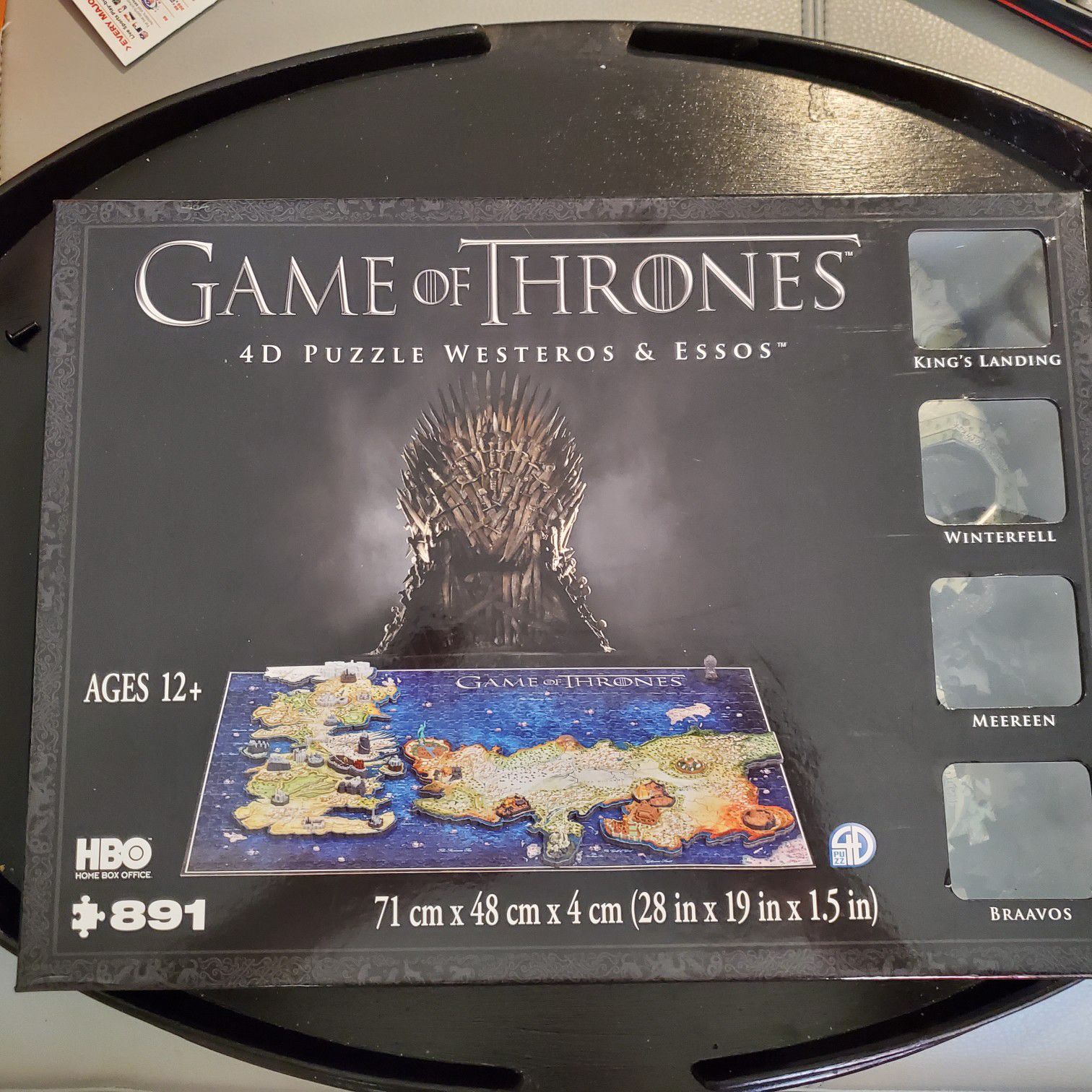 HBO Game of Thrones Puzzle (891 pieces) $10