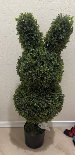 Easter Bunny Topiary, 35", by My Texas House