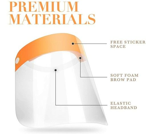 Face Shield For Kids 12 Pcs