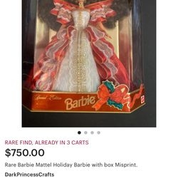 Barbie Dolls  3 Dolls For 600.00