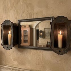 Antique wall candle/bulb sconces