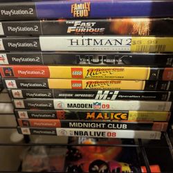 PS2 Game Lot, Mostly CiB
