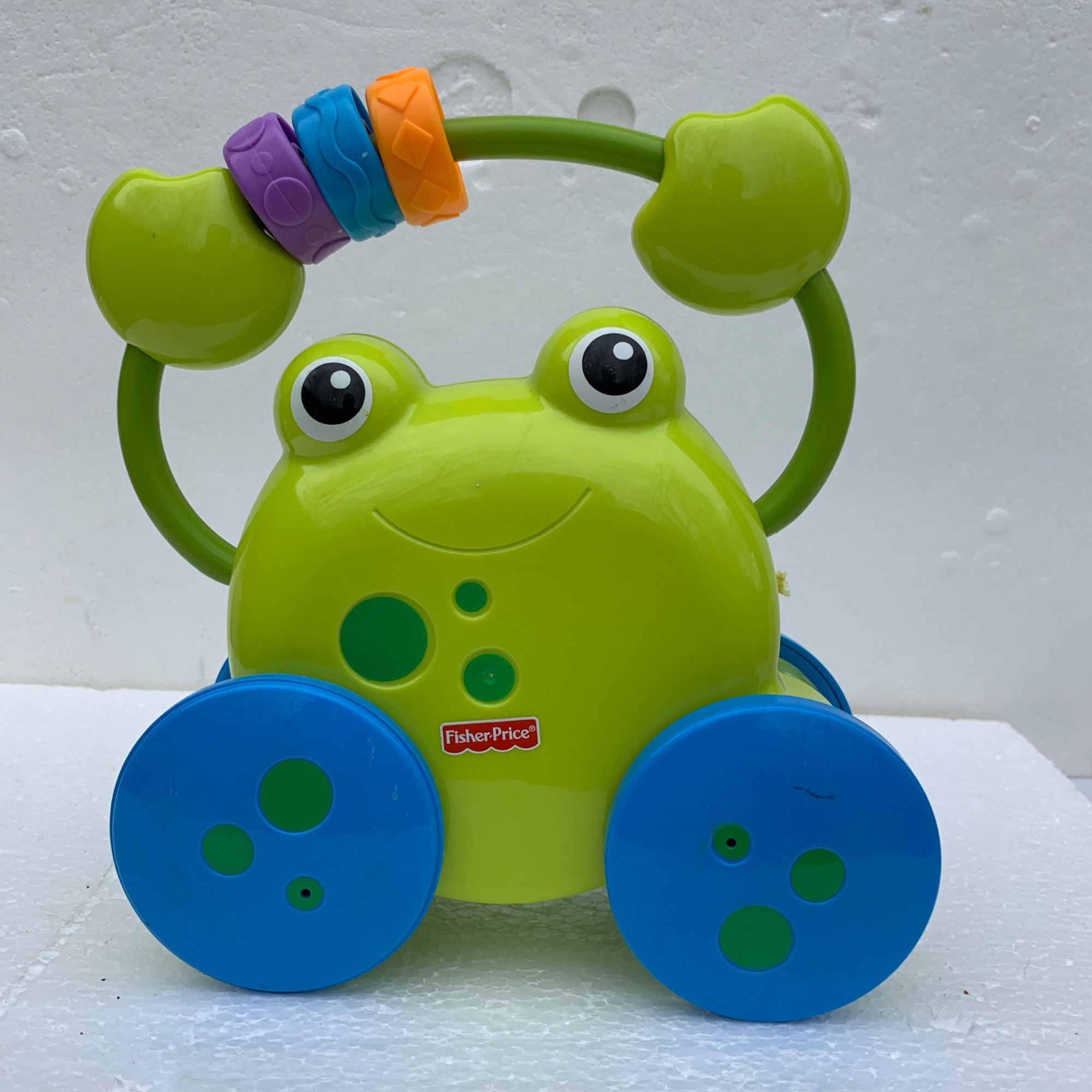 Fisher Price Growing Baby Pull Along Froggie Childs Toy From 2011
