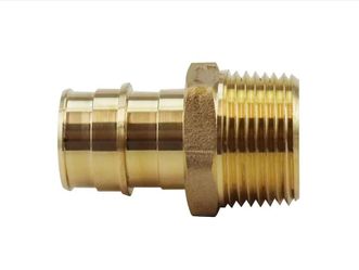 Apollo 3/4 in. Brass PEX-A Barb x 3/4 in. MNPT Male Adapter -(ASTM-F-1960