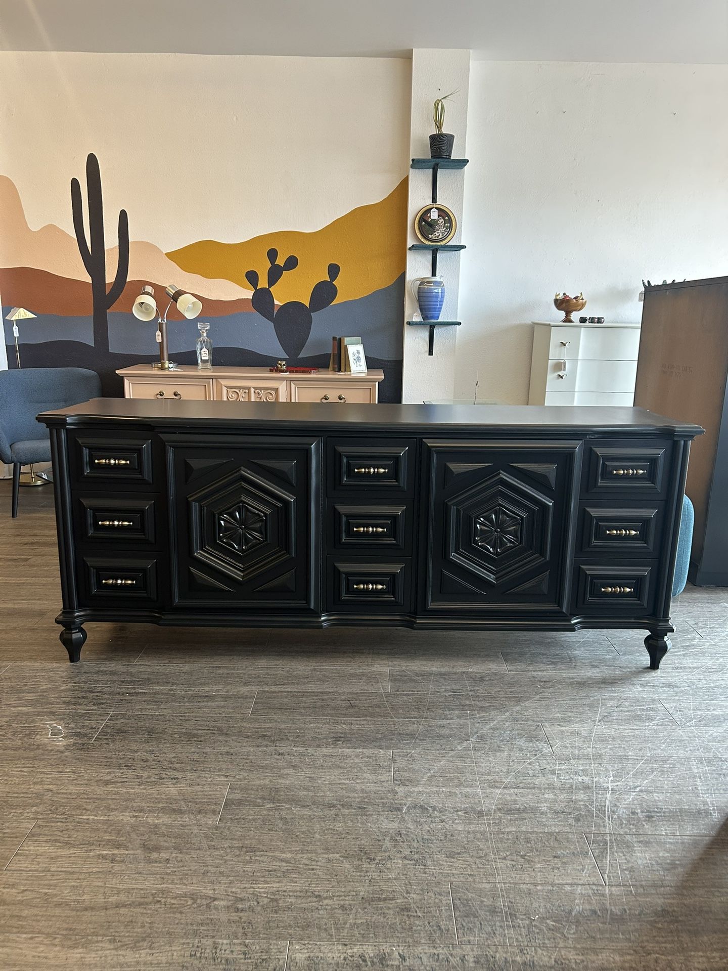 Beautiful Black Dresser / Buffet / Sideboard / TV Stand / Entertainment Center