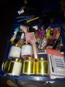 Makeup, Hair And Body Products. 