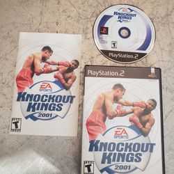 Knockout Kings 2001 (PlayStation 2 PS2) CIB COMPLETE With Manual And Reg Card