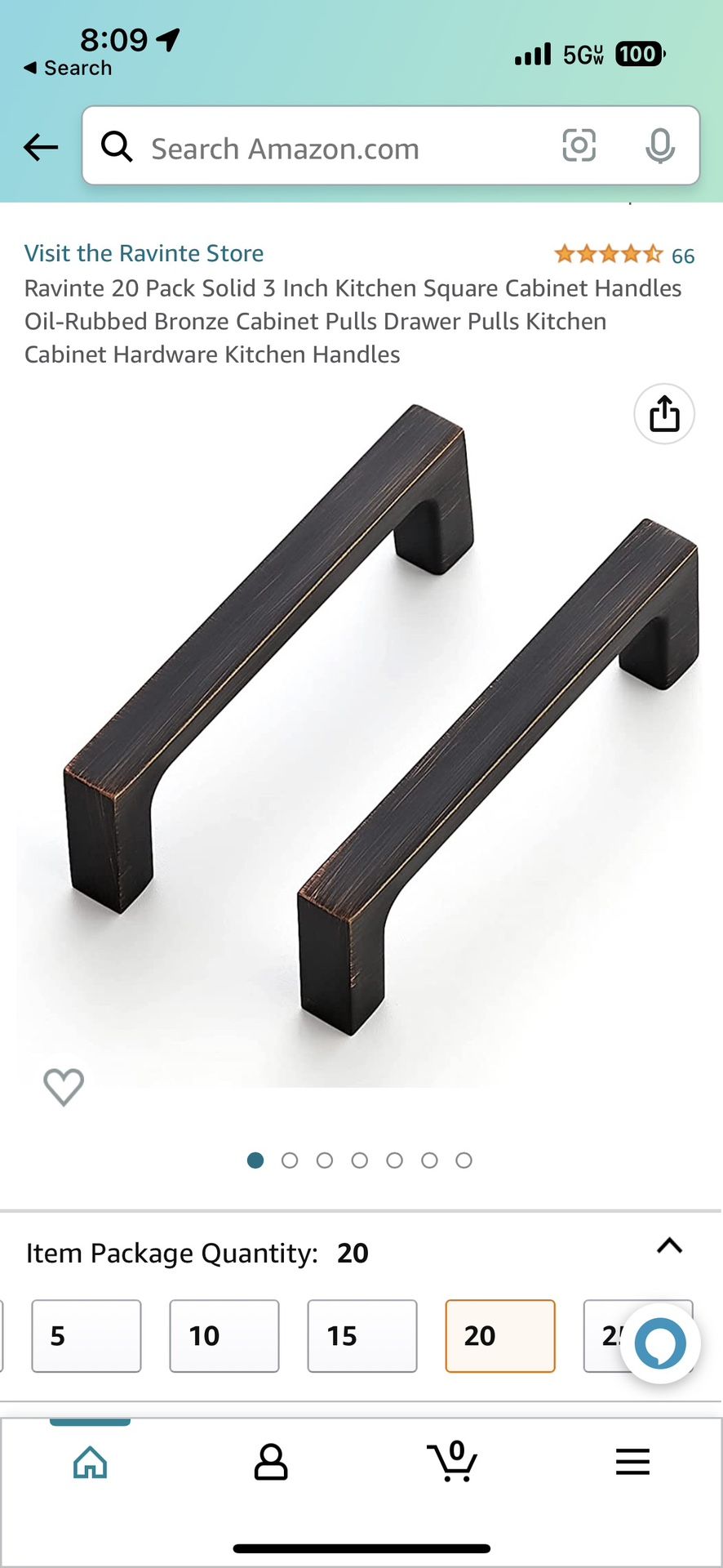 Oil Rubbed Bronze Cabinet Pulls