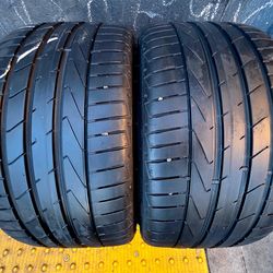 2 USED TIRES HANKOOK 245/35/19