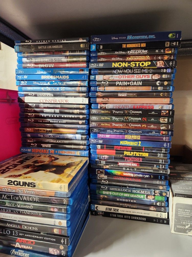 100+ Blu-Ray Movies FOR SALE