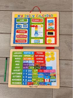 Mellisa and Doug magnetic calendar
