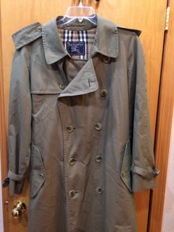 Burberry Jackets & Coats | Burberry Mens Rain Coattrench Coat | Color: Tan | Size: 42/44