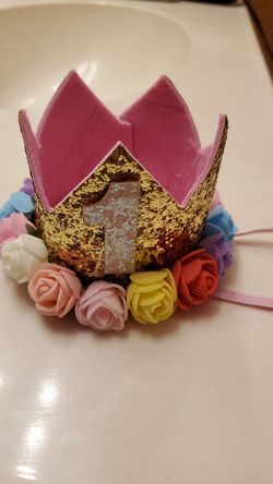1st birthday headband ..