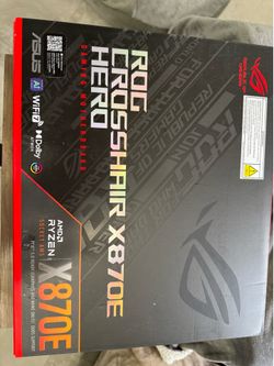 ASUS ROG 🔥 Crosshair X870E Hero Gaming Motherboard – NEW/