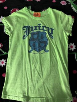 Green Y2K Juicy Couture Shirt
