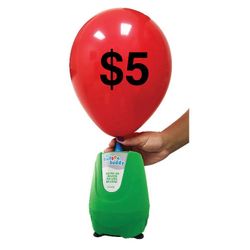 Zephyr Balloon Buddy BB-INF Electric Air Inflator and Bubble Maker for Kids