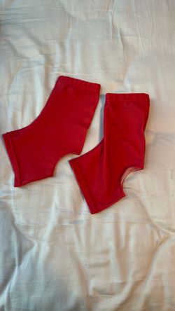 Red football spats