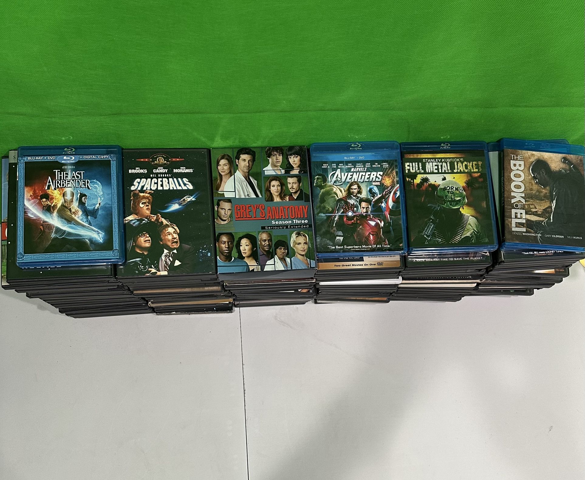 Lot of 100+ DVD & Blu-Ray Movies - Action, Comedy, Drama, TV Shows - Mixed Titles