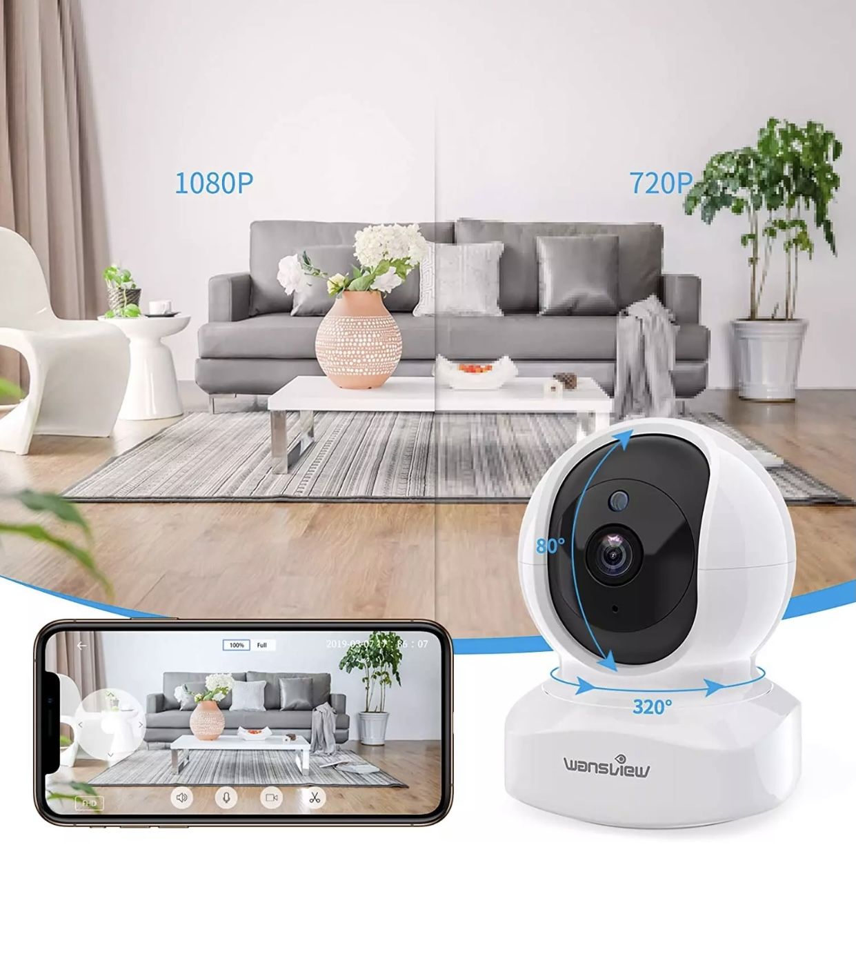 wireless cloud PTZ IP Camera