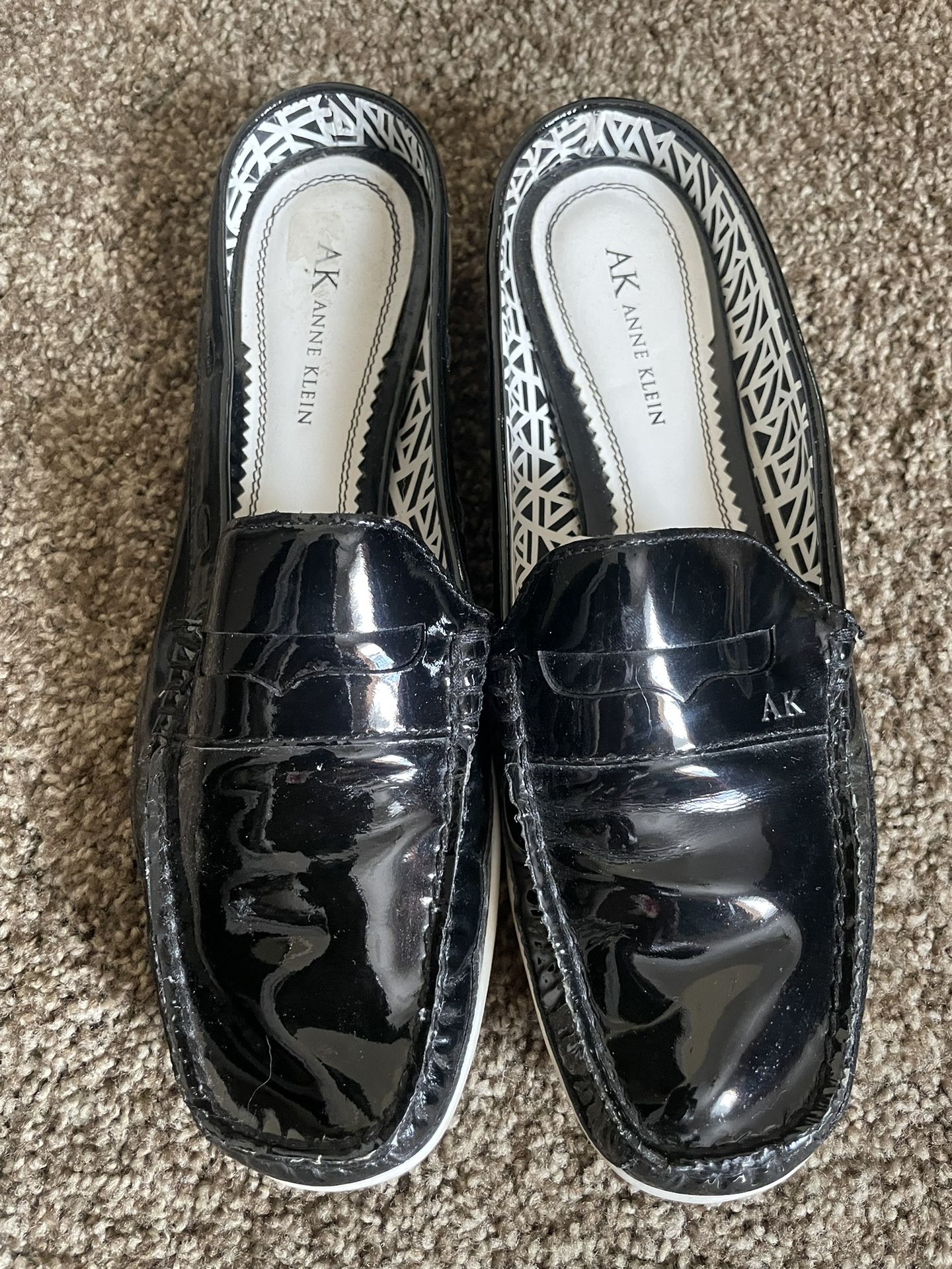 Anne Klein Women’s Patent Leather Slip On Shoes