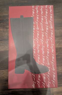 Black Knee-High Boots in Box