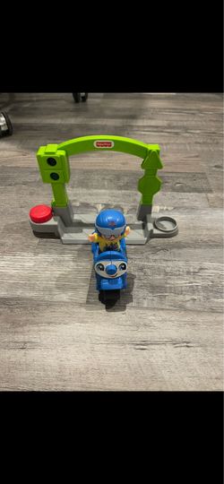 Little People Stop & Go Motorcycle Police