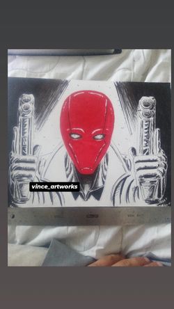 DC: Red Hood 12x9 Inch Drawing 