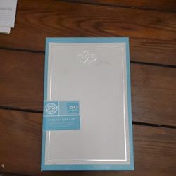 Wedding Invitations Platinum Hearts 50