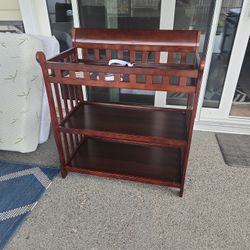 Solid Wood Changing Table Gently Used