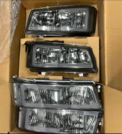 03-06 Chevy Silverado / Avalanche LED Headlights Faros Calaveras Micas Luces Lamps