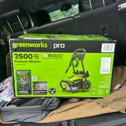 green works pro 2500 Max PSI Pressure Washer