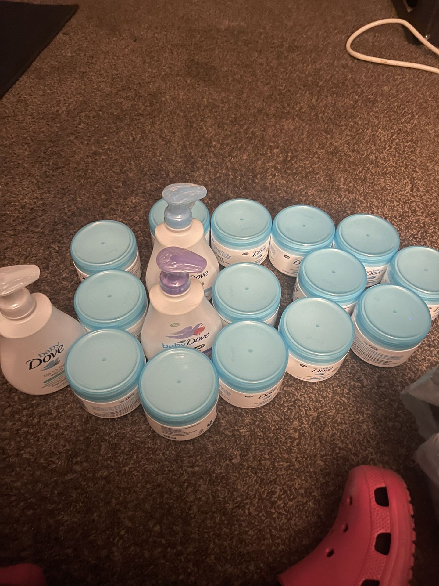 Baby Dove Body Wash And Lotion