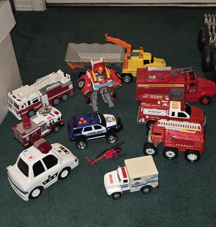 Assorted Emergency and Rescue Vehicles