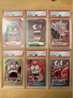One Piece Luffy Sugar Perona Enel Usopp PSA 10