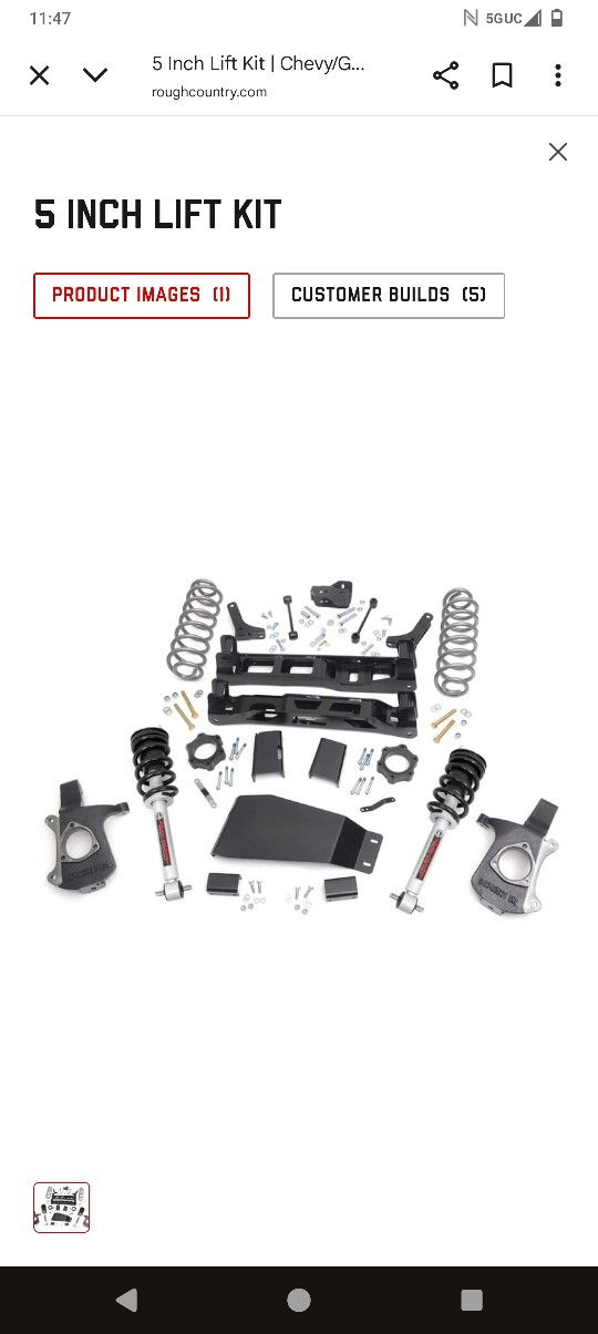 2007-2014 5in LIFT KIT CHEVY 
