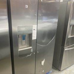 Frigidaire Gallery Series  GRSS2652AF 36 Inch Freestanding Side by Side Refrigerator with 25.6 Cu. Ft. Total Capacity National Appliance Liquidators E