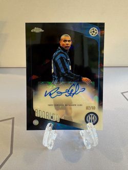 2026 Topps Chrome Sapphire - Ronaldo #CLA-R9 Black Refractor Auto /10 (C)
