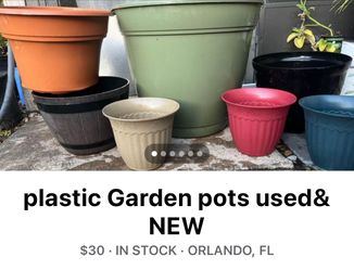 Garden Pots New And Used