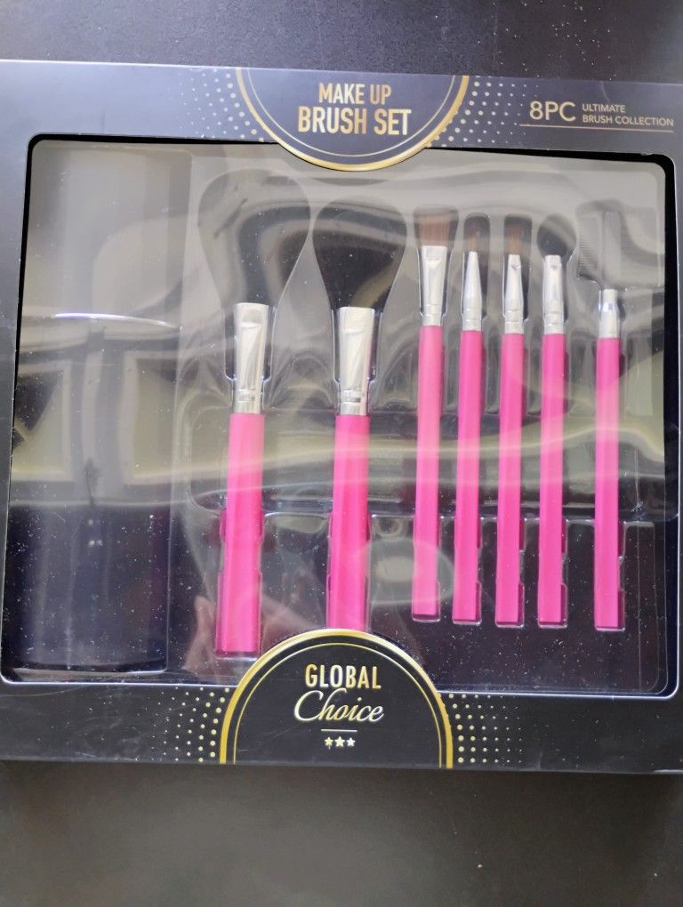 8 Piece Makeup Brushes
