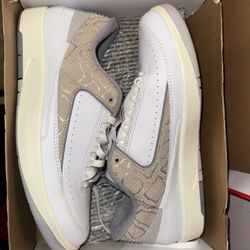 Snake Skin Air Jordans Low top 2s 