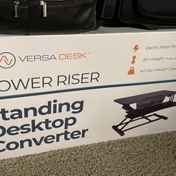 Standing desk converter 
