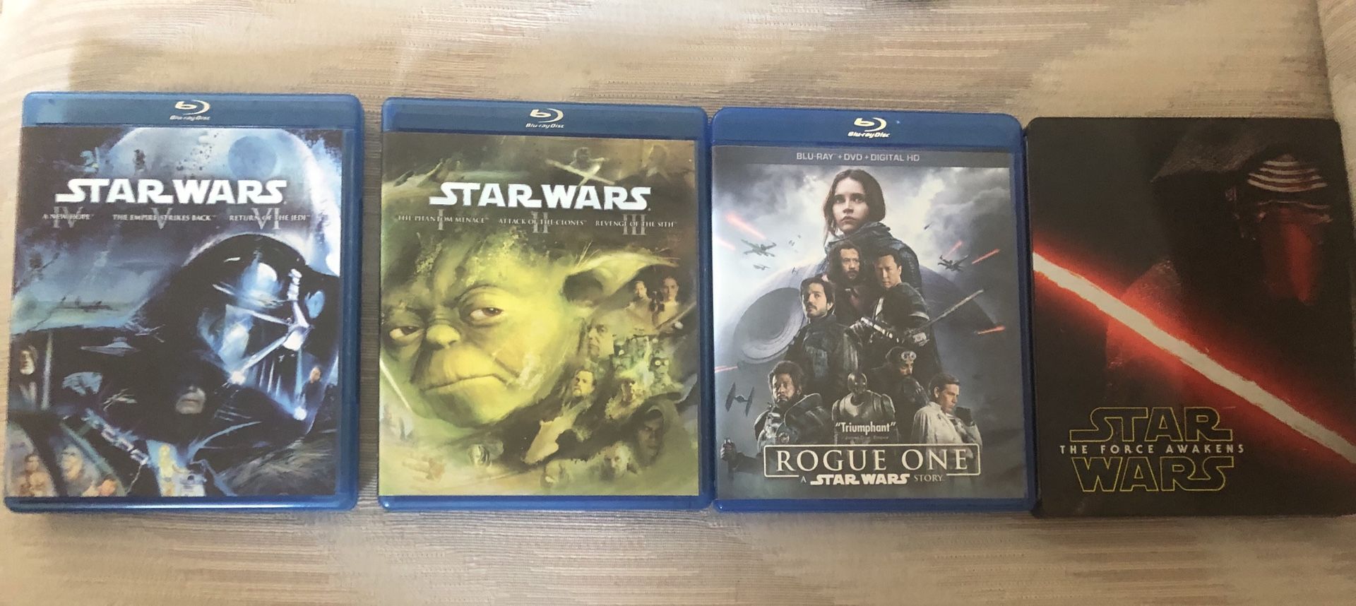 Star Wars Blu-Ray Collection, Episodes 1-7 + Rogue One