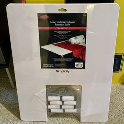 New Simplicity Deluxe Rotary Cutting Embossing Machine Extension Table