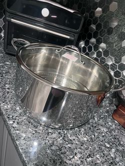 Princess house olla de 15qt con parrilla
