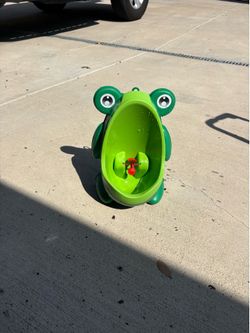 Potty training frog