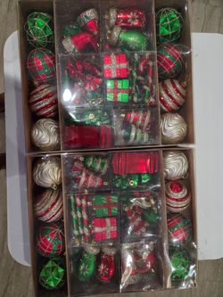New Christmas Ornaments Glitter