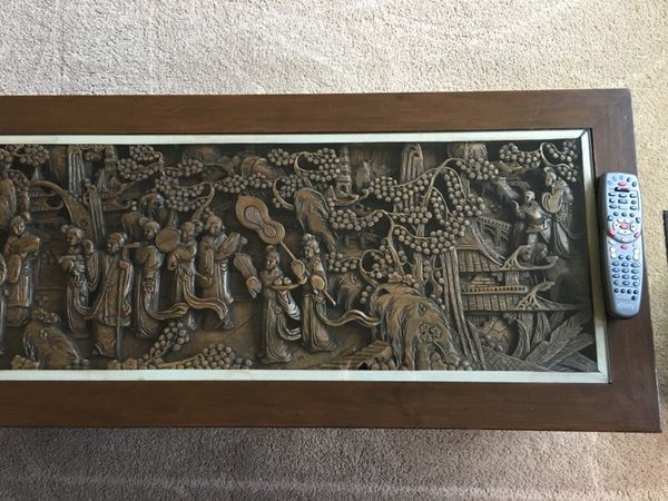 Pre World War 1 Hand Carved Japanese Coffee Table Set For In 800