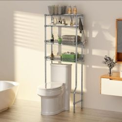 Organizer, 4 Tier Over The Toilet Storage with Adjustable🌟🌟🌟🌟🌟
