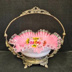 Fenton Bridal Basket